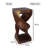 Ahliya Solid Wood Block End Table Set-50452943-50452935
