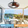 51cm Caged Ceiling Fan with LED Light and Remote Control