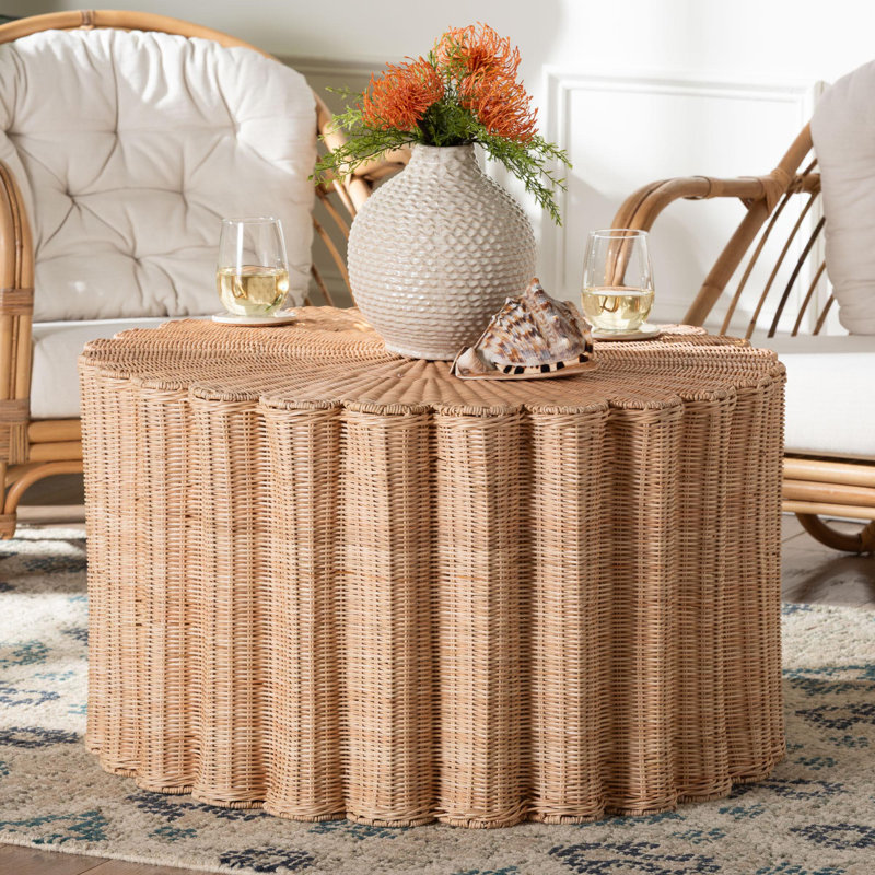 Table basse Bali & Pari Kensley Natural Rattan