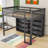 Aalayiah Full Loft Bed with Shelves by Isabelle & Max-888121094