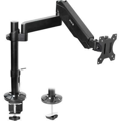 Pneumatic Arm Single Monitor Desk Mount