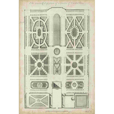 Antique Garden Design VI
