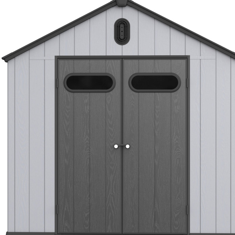 8*10ft Garden Storage Shed In Plastic - And Long-lasting Backyard Provide Extra Space