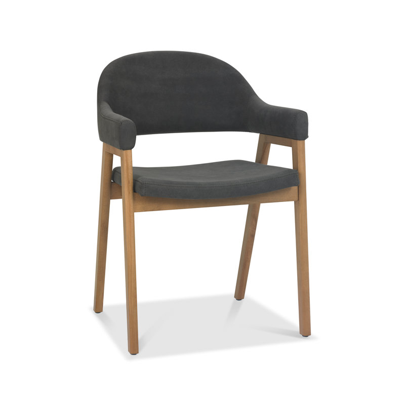 Anayalee 49cm H Upholstered Upholstered Back Armchair, Grey
