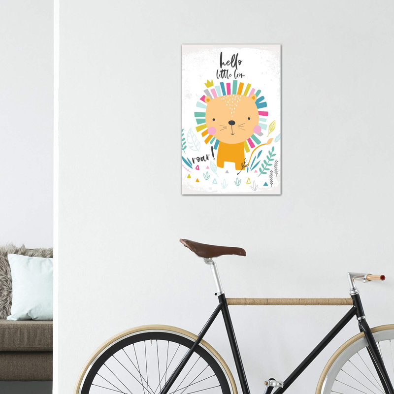 «Wild Adventure I» par Angela Nikeas - impression d'art graphique, Pas de tapis, Toile tendue, H 12 po x l 8 po x P 0,75 po