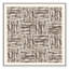 Carré rayé gris anthracite à motifs alternés par Hazel J-1218463142-1218463051-1218463042