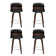 Bresha Swivel Upholstered Counter Stool