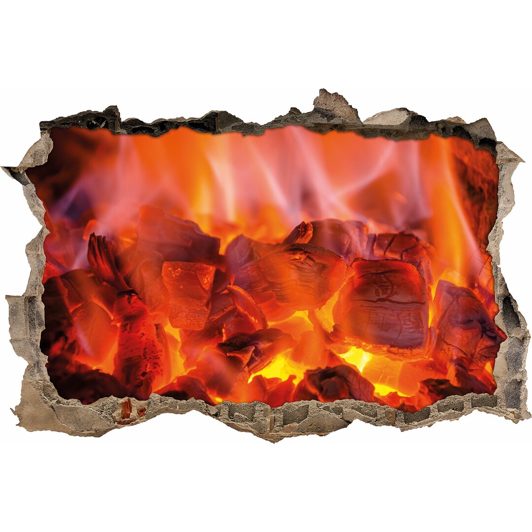 Wandtattoo Beruhigendes Feuer