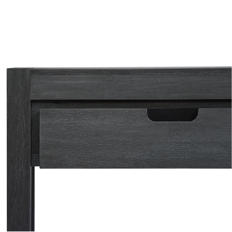Console Console pour entrée dans le couloir avec 2 tiroirs et 1 tablette , Gris