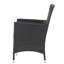 Newlin Outdoor Patio Dining Armchair with Cushion