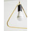 Brookhn 1 - Light Gold Bulb Pendant