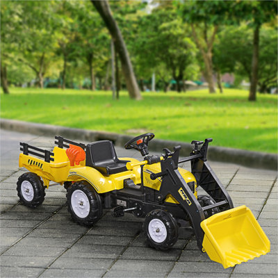 Wagons roulants jaunes en acier et en plastique pour espace extérieur avec rangement et structure en métal, 172,1 po x 41,3 po x 52,1 po