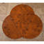 Table en mouchoirs de loupe
