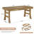 63" Rectangular Dining Table, Farmhouse Wooden Kitchen Table