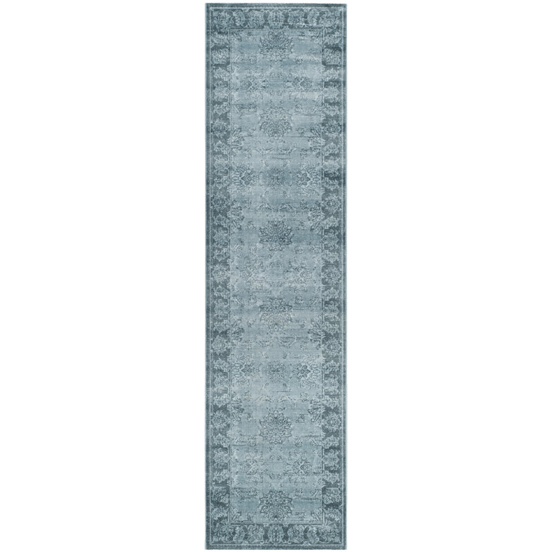 Syliva Viscose Pile Rug, Runner 2'2" x 8'