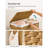 Rolling Laundry Sorter with Handles