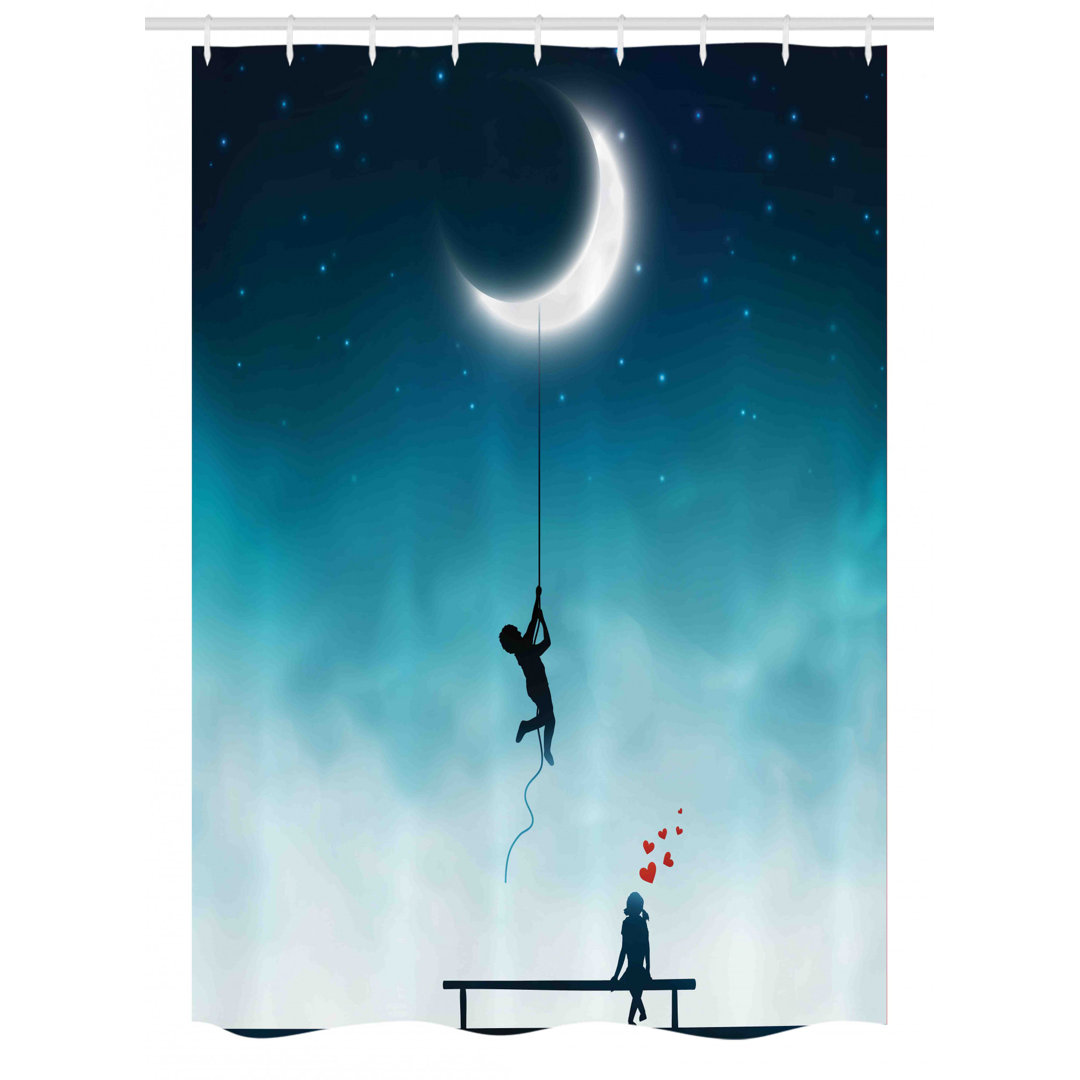 Shower Curtain with Hooks Included East Urban Home 