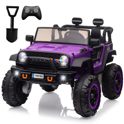 Camion 2 places 24V pour enfants, voiture électrique avec télécommande