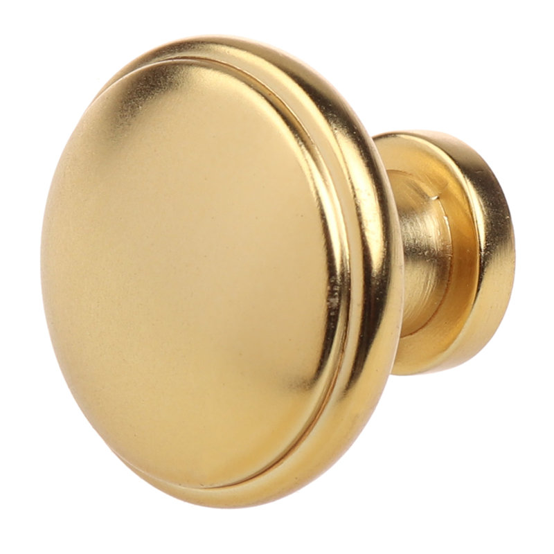 Paquet multiple de boutons de champignon de 1 1/8 po de diamètre, Laiton doré