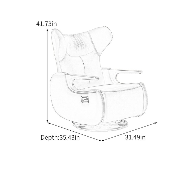 Fauteuil inclinable ergonomique, Green