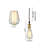 Clarissa 1 - Light Edison Bulb Pendant With Brass Hardware