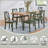 Brookner 17" Wide Wooden Dining Chairs With Double Cross-Back Design-106905094-101193049
