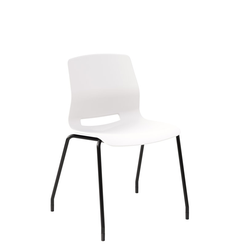 Chaise empilable Imme, Blanc