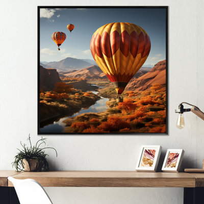 Expressionist Balloon Journey - Imprimé
