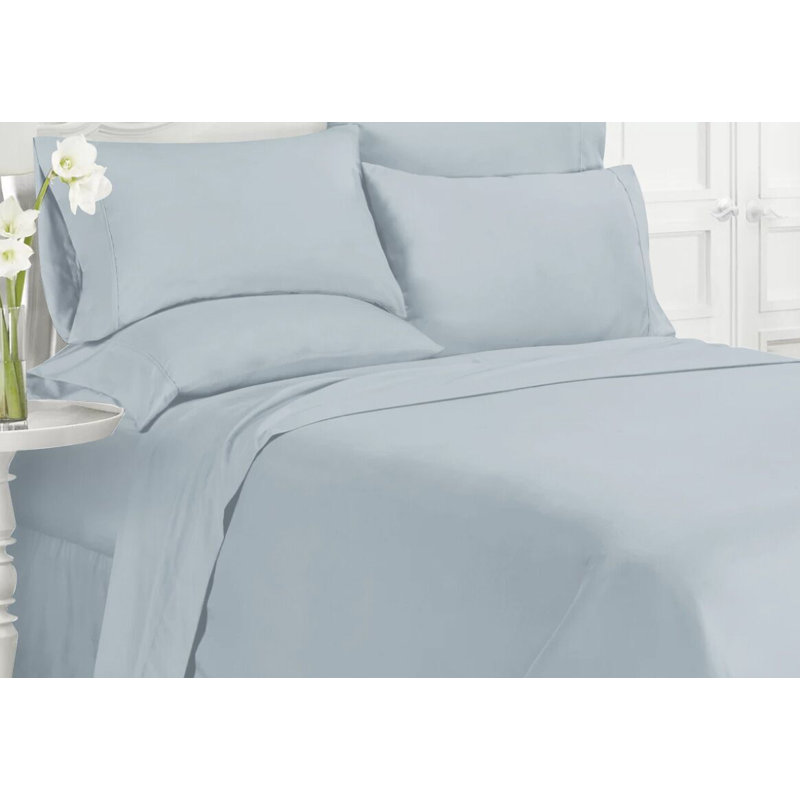 Swift Home Ultra-Soft 6-Piece Sheet Set with Extra Pillowcases - Essential 1800 Series Microfiber - Fits Mattress up to 14" Tall - Peach Fuzz, Durable, Easy Care