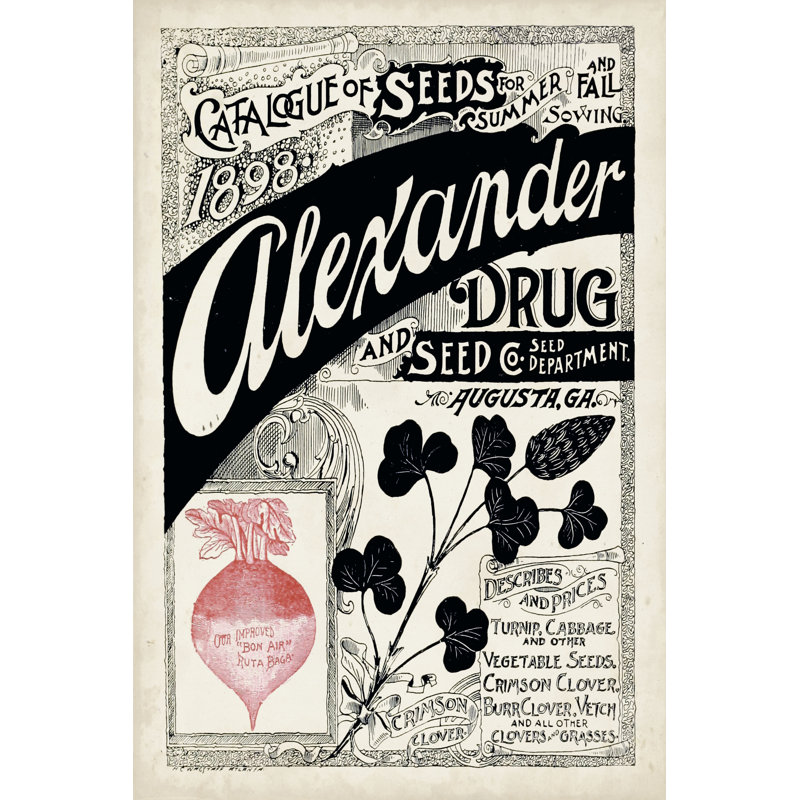 " Antique Seed Packets XIV ", 30" H x 20" W