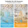 30.7 ‘’ 6-Blade Dimmable LED Ceiling Fan 6 Gear Speed with Remote Control and APP
