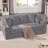 Convertible Sleeper Sofa Couch With Pillows