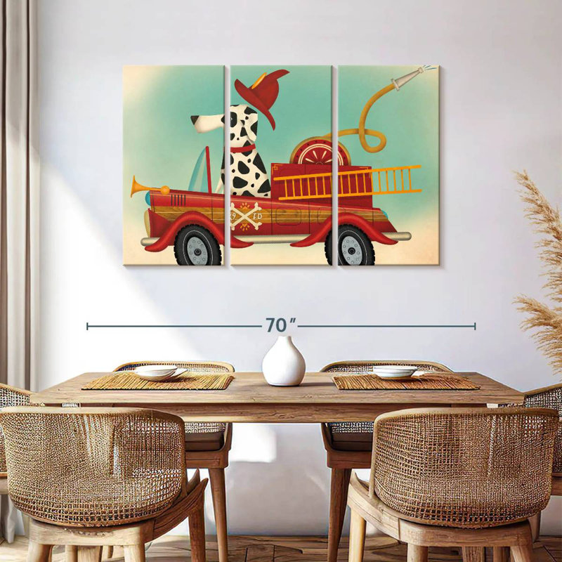 Alcaraz K9 Fire Department, 36" H x 57" W