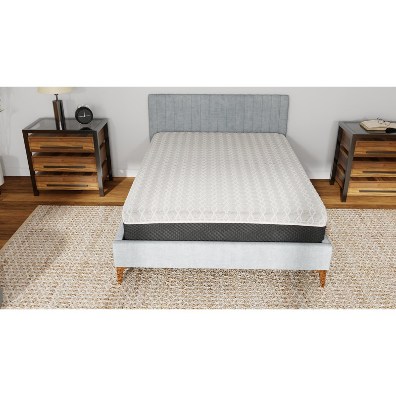 Copper Infused Hybrid 14 Inch Plush Memory Foam Queen Mattress, Mattress Thickness, Queen