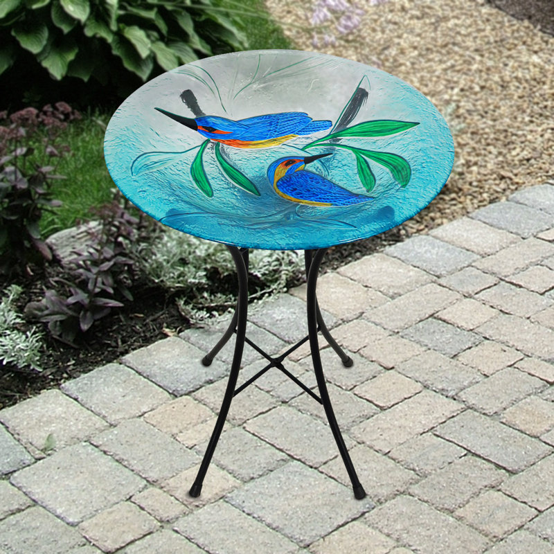 Bain d'oiseaux solaire Juetta