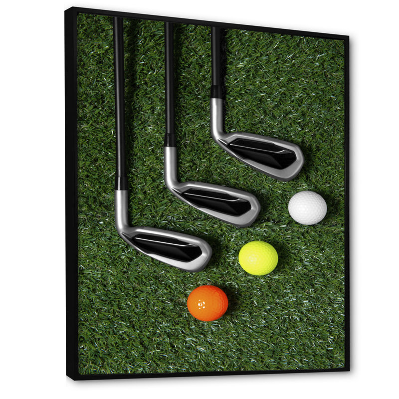 Ensemble de golf Beedon Swing excellence II, H 40 po x l 30 po x P 1,5 po, Cadre flottant noir