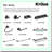 Matte Black Elie Corner Bathroom Shelf - Space-Saving Storage Solution