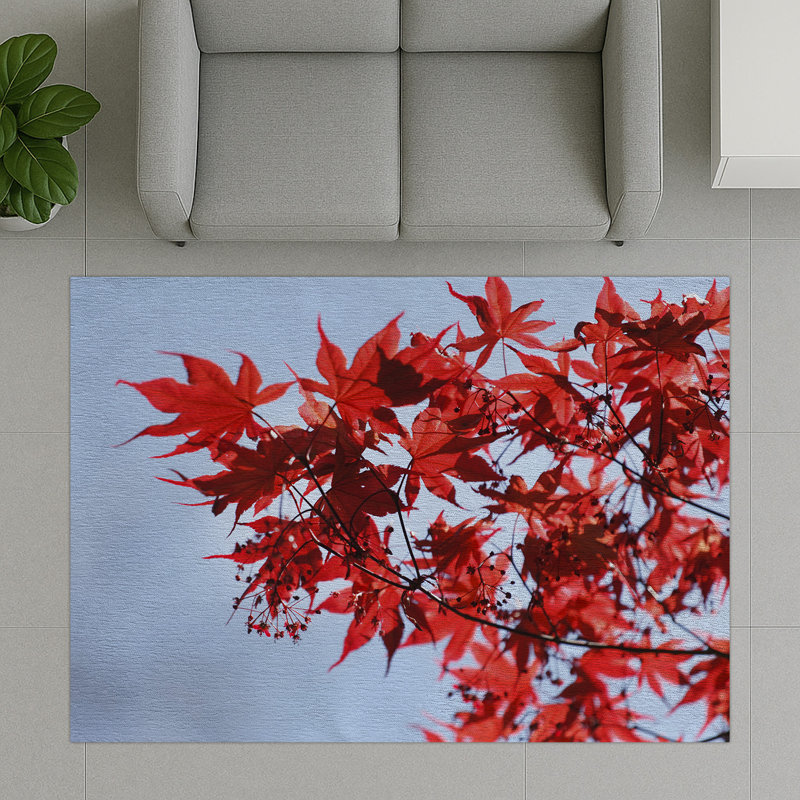 Floral Area Rug, Runner 70 x 140 cm