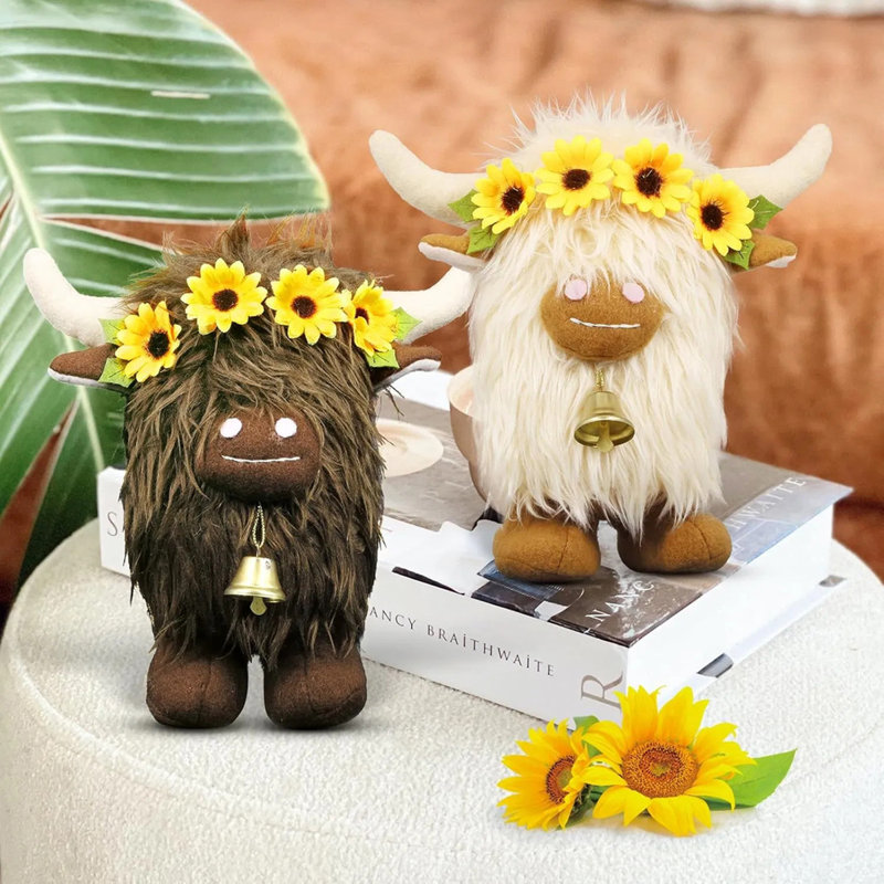 Gnomes en peluche, ornement unique unique de bonne chance, décoration de table de bureau d'intérieur