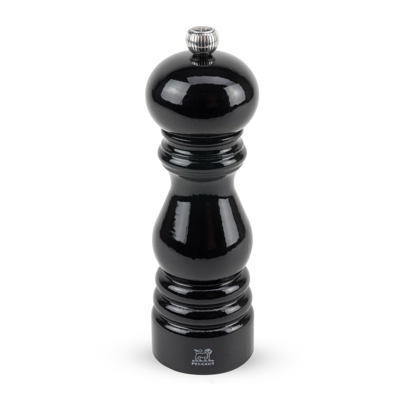 Peugeot Saveurs, Paris - Salt Mill, Black Gloss, 17.7cm H x 5.9cm W x 5.9cm D