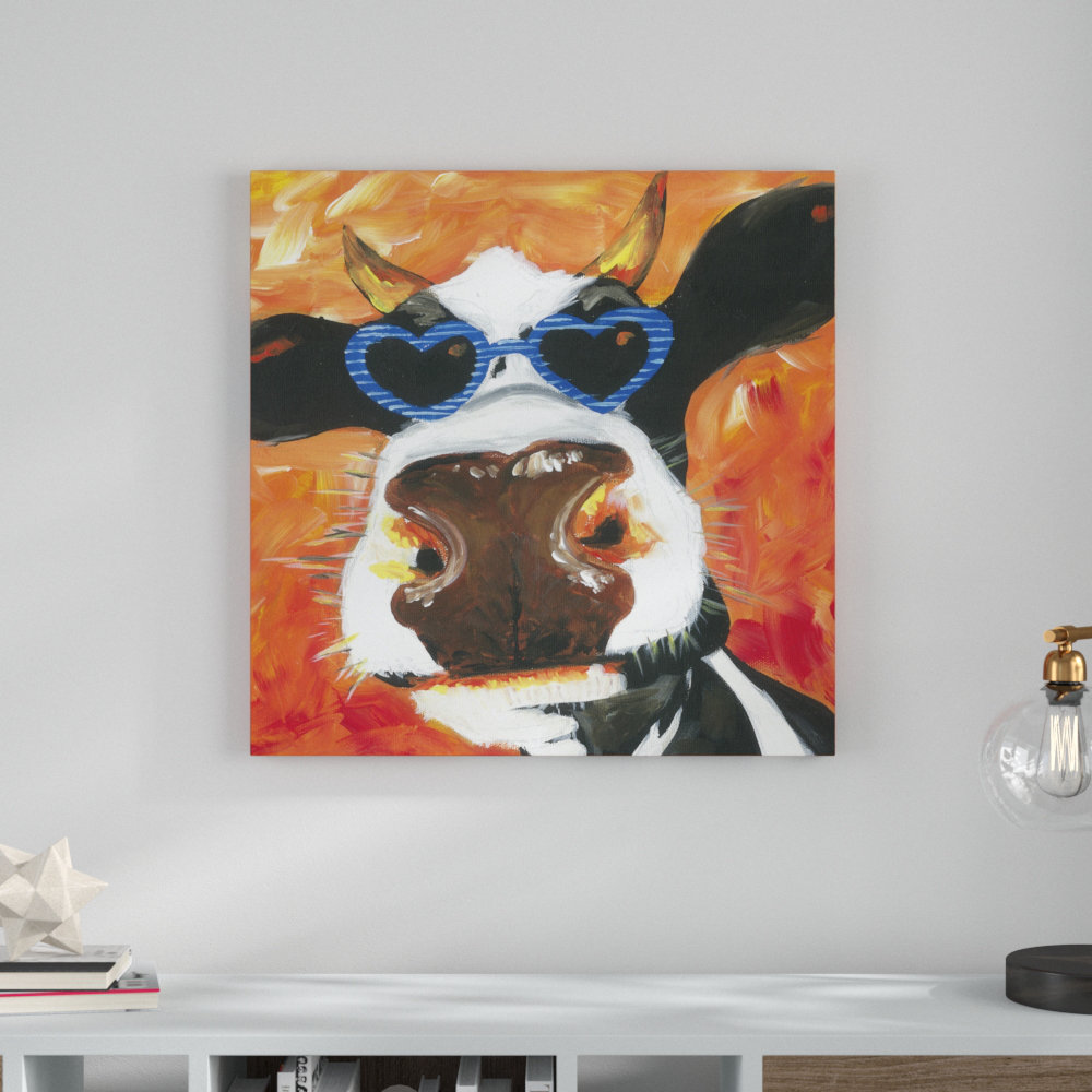 " Dapper Animal V " by Jennifer Rutledge Painting Print Wrought Studio™ 