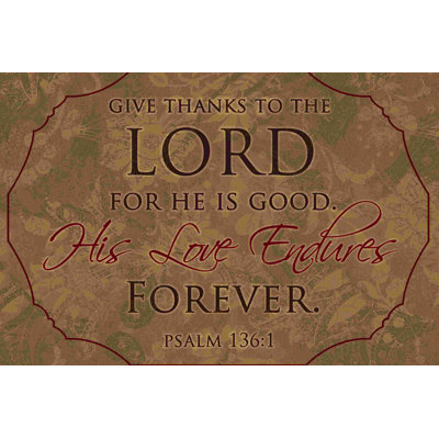 " His Love Endures "