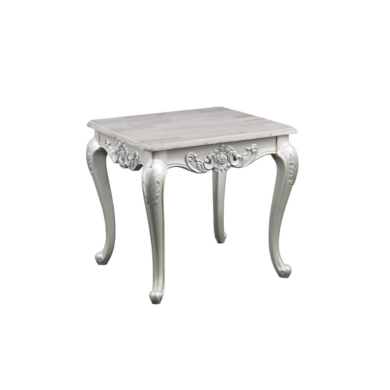 Mobilier de salon sophistiqué à finition argentée - Ajoutez de l'élégance à votre espace