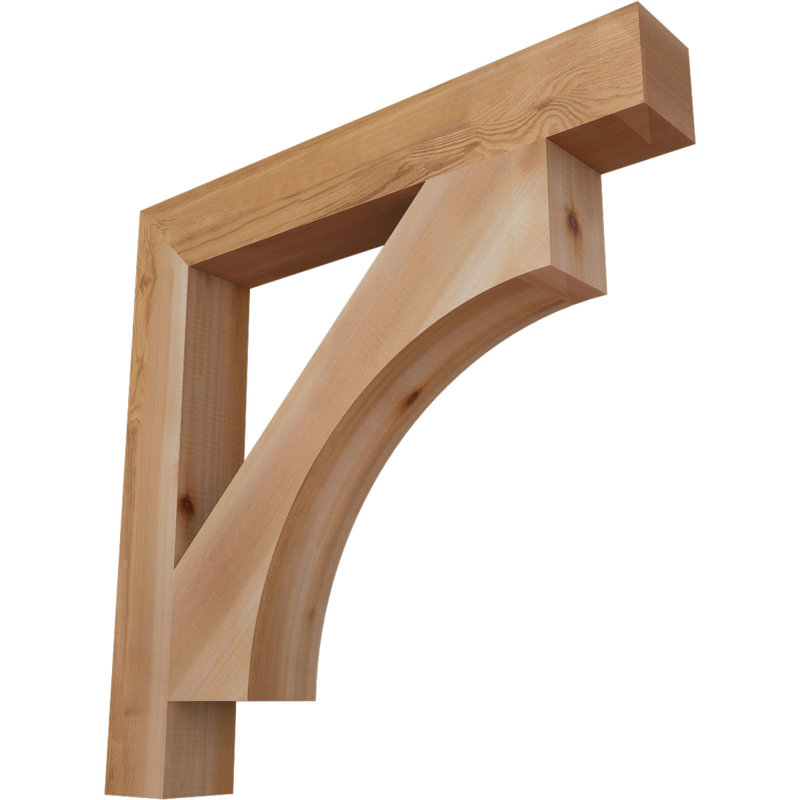 Support Westlake Block, Cèdre rouge de l'Ouest (lisse), H 28 po x l 3,5 po x P 28 po