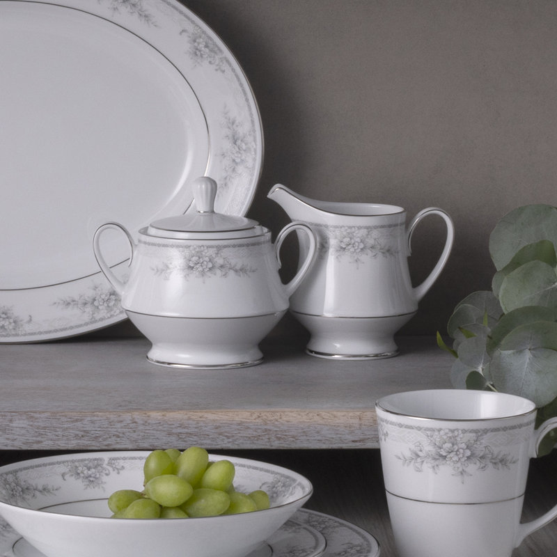 Ensemble sucrier et crémier Noritake Sweet Leilani