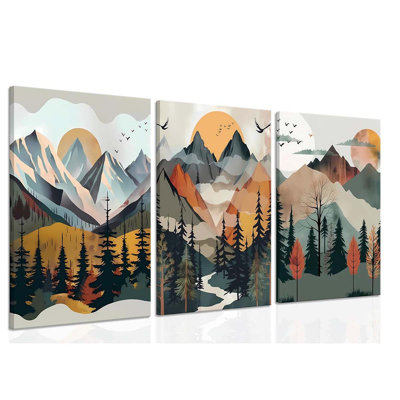 3 Piece Wrapped Canvas Print
