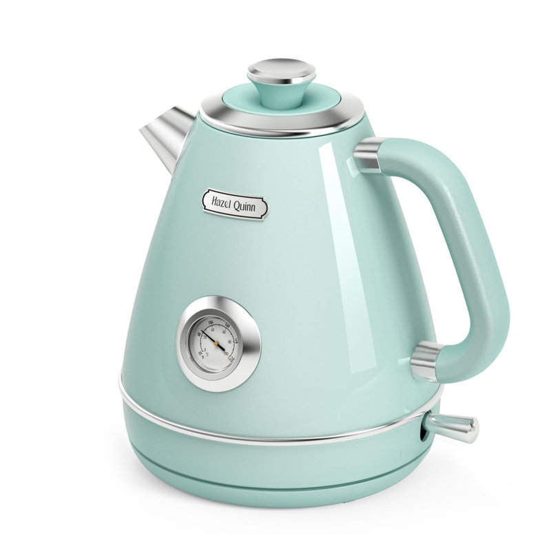 Bouilloire 1,7 litre avec thermomètre, Vert menthe