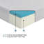 Matelas pour lit simple en mousse à mémoire de forme infusée de gel, ferme, matelas dans une boîte-1490640212