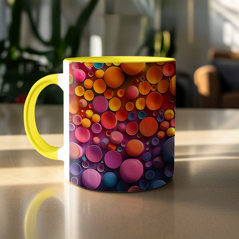Ceramic Coffee Mug, Yellow