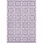 Premium Machine Washable Tweedy Lavender Rug-343023795